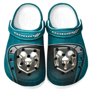 Dodge Crocs Sandalen für Herren Damen Dodge Fan CAR177031425591 - Cyan