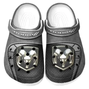 Dodge Crocs Sandalen für Herren Damen Dodge Fan CAR177031425591 - Grau