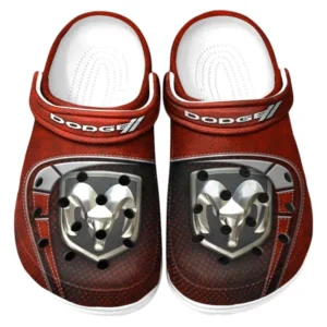 Dodge Crocs Sandalen für Herren Damen Dodge Fan CAR177031425591 - Rot
