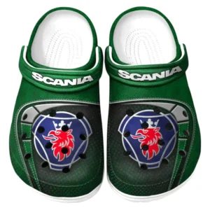 Scania Crocs Sandalen für Herren Damen Scania Fan CAR177031425593 - Grün