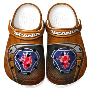 Scania Crocs Sandalen für Herren Damen Scania Fan CAR177031425593 - Orange