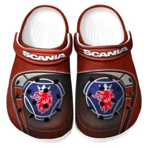 Scania Crocs Sandalen für Herren Damen Scania Fan CAR177031425593 - Rot