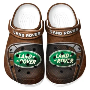 Land-Rover Crocs Sandalen für Herren Damen Land-Rover Fan CAR177031425594 - Braun