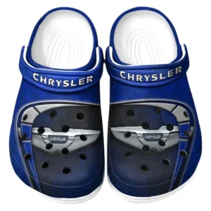 Chrysler Crocs Sandalen für Herren Damen Chrysler Fan CAR177031425597 - Blau