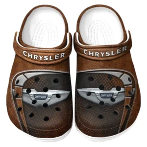 Chrysler Crocs Sandalen für Herren Damen Chrysler Fan CAR177031425597 - Braun