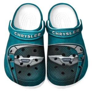 Chrysler Crocs Sandalen für Herren Damen Chrysler Fan CAR177031425597 - Cyan