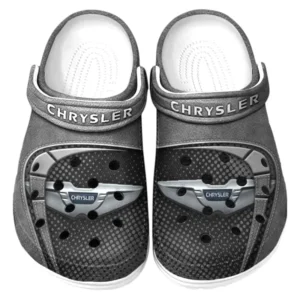 Chrysler Crocs Sandalen für Herren Damen Chrysler Fan CAR177031425597 - Grau