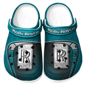 Rolls Royce Crocs Sandalen für Herren Damen Rolls Royce Fan CAR177031425598 - Cyan