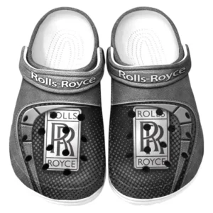 Rolls Royce Crocs Sandalen für Herren Damen Rolls Royce Fan CAR177031425598 - Grau