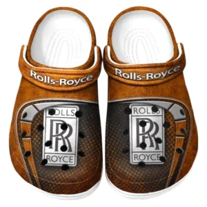 Rolls Royce Crocs Sandalen für Herren Damen Rolls Royce Fan CAR177031425598 - Orange