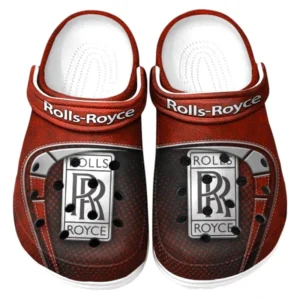 Rolls Royce Crocs Sandalen für Herren Damen Rolls Royce Fan CAR177031425598 - Rot