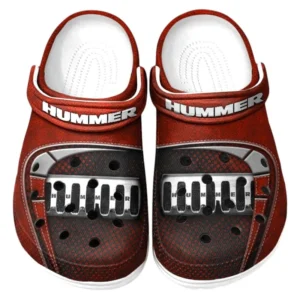 Hummer Crocs Sandalen für Herren Damen Hummer Fan CAR177031425600 - Rot