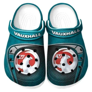 Vauxhall Crocs Sandalen für Herren Damen Vauxhall Fan CAR177031425602 - Cyan