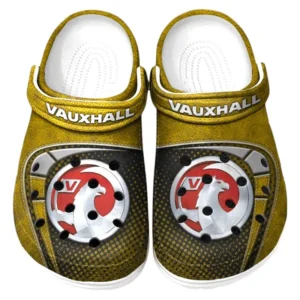Vauxhall Crocs Sandalen für Herren Damen Vauxhall Fan CAR177031425602 - Gelb