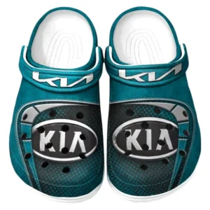 Kia Crocs Sandalen für Herren Damen Kia Fan CAR177031425604 - Cyan