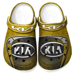 Kia Crocs Sandalen für Herren Damen Kia Fan CAR177031425604 - Gelb