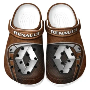 Renault Crocs Sandalen für Herren Damen Renault Fan CAR177031425606 - Braun