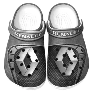 Renault Crocs Sandalen für Herren Damen Renault Fan CAR177031425606 - Grau