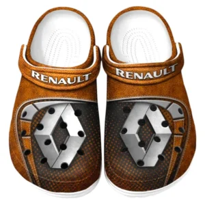 Renault Crocs Sandalen für Herren Damen Renault Fan CAR177031425606 - Orange