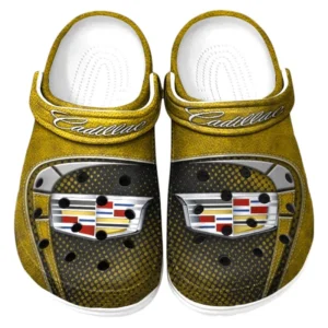 Cadillac Crocs Sandalen für Herren Damen Cadillac Fan CAR177031425607 - Gelb