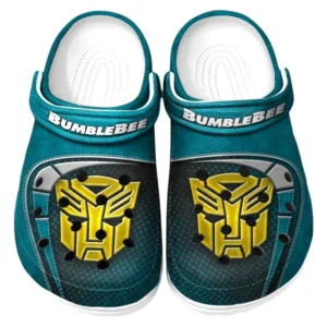 Bumblebee Crocs Sandalen für Herren Damen Bumblebee Fan CAR177031425609 - Cyan