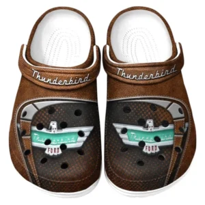 Thunderbird Crocs Sandalen für Herren Damen Thunderbird Fan CAR177031425610 - Braun