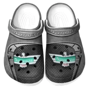 Thunderbird Crocs Sandalen für Herren Damen Thunderbird Fan CAR177031425610 - Grau