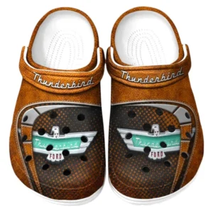 Thunderbird Crocs Sandalen für Herren Damen Thunderbird Fan CAR177031425610 - Orange
