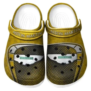 Aston Martin Crocs Sandalen für Herren Damen Aston Martin Fan CAR177031425611 - Gelb