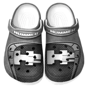 H2 Hummer Crocs Sandalen für Herren Damen H2 Hummer Fan CAR177031425613 - Grau
