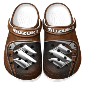 Suzuki Crocs Sandalen für Herren Damen Suzuki Fan CAR177031425614 - Braun