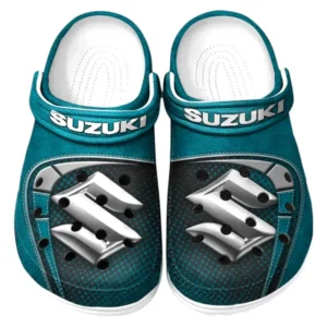 Suzuki Crocs Sandalen für Herren Damen Suzuki Fan CAR177031425614 - Cyan
