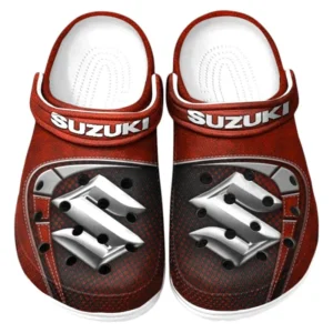 Suzuki Crocs Sandalen für Herren Damen Suzuki Fan CAR177031425614 - Rot