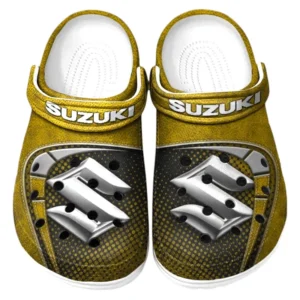 Suzuki Crocs Sandalen für Herren Damen Suzuki Fan CAR177031425614 - Gelb