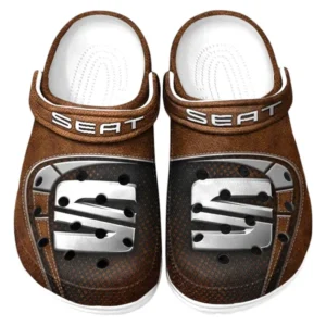 Seat Crocs Sandalen für Herren Damen Seat Fan CAR177031425618 - Braun