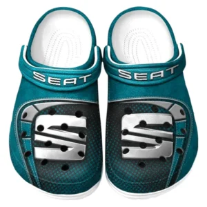 Seat Crocs Sandalen für Herren Damen Seat Fan CAR177031425618 - Cyan