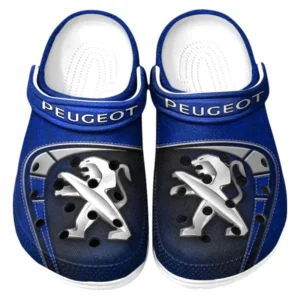 Peugeot Crocs Sandalen für Herren Damen Peugeot Fan CAR177031425620 - Blau