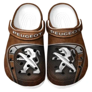 Peugeot Crocs Sandalen für Herren Damen Peugeot Fan CAR177031425620 - Braun