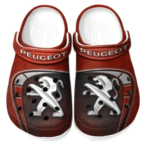 Peugeot Crocs Sandalen für Herren Damen Peugeot Fan CAR177031425620 - Rot