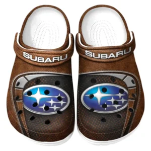 Subaru Crocs Sandalen für Herren Damen Subaru Fan CAR177031425622 - Braun
