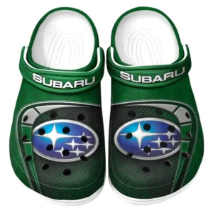 Subaru Crocs Sandalen für Herren Damen Subaru Fan CAR177031425622 - Grün