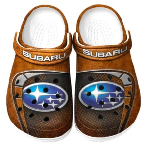 Subaru Crocs Sandalen für Herren Damen Subaru Fan CAR177031425622 - Orange