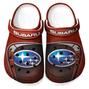 Subaru Crocs Sandalen für Herren Damen Subaru Fan CAR177031425622 - Rot