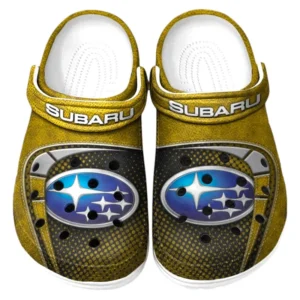 Subaru Crocs Sandalen für Herren Damen Subaru Fan CAR177031425622 - Gelb