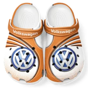 Volkswagen Crocs Sandalen für Herren Damen, Geschenk für Volkswagen Fan CAR181031525688 - Orange