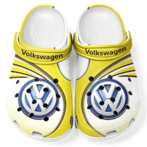 Volkswagen Crocs Sandalen für Herren Damen, Geschenk für Volkswagen Fan CAR181031525688 - Gelb