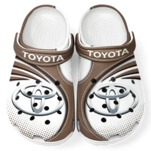 Toyota Crocs Sandalen für Herren Damen, Geschenk für Toyota Fan CAR181031525691 - Braun