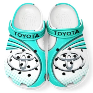 Toyota Crocs Sandalen für Herren Damen, Geschenk für Toyota Fan CAR181031525691 - Cyan