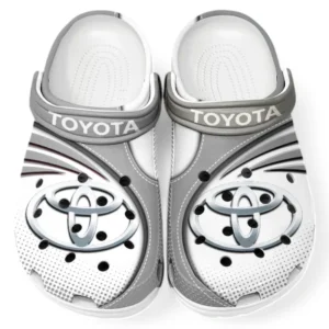 Toyota Crocs Sandalen für Herren Damen, Geschenk für Toyota Fan CAR181031525691 - Grau