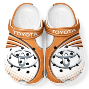 Toyota Crocs Sandalen für Herren Damen, Geschenk für Toyota Fan CAR181031525691 - Orange